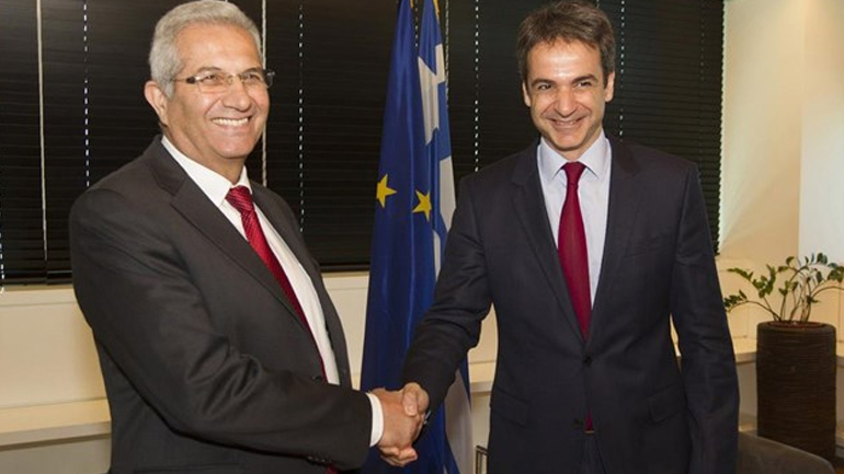 Κυπριακό και οικονομική κρίση στο επίκεντρο της συνάντησης Μητσοτάκη – Κυπριανού