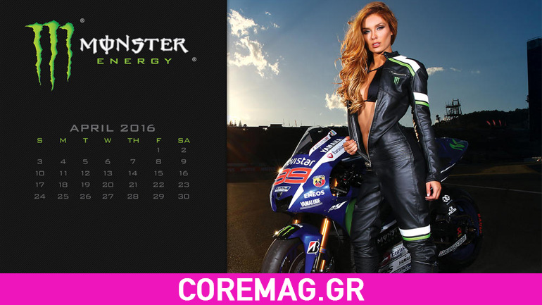 Η εκρηκτική Rae ποζάρει πάνω στις μηχανές των Rossi & Lorenzo