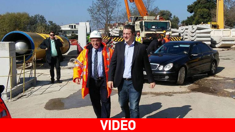 Έργα του Μετρό επισκέφθηκε ο Απ. Τζιτζικώστας