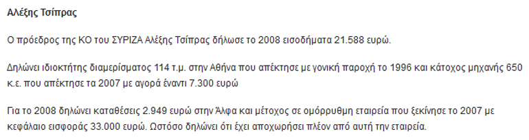 Το δημοσίευμα του 2010