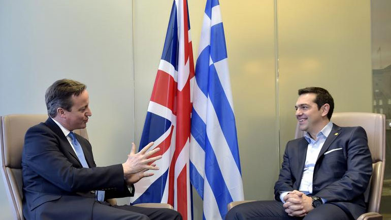 Τηλεφωνική επικοινωνία Τσίπρα-Κάμερον