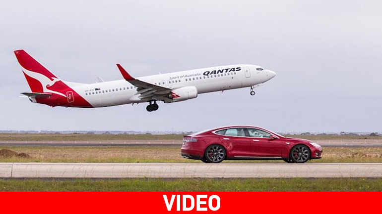 To Tesla Model S τα βάζει με Boeing 737