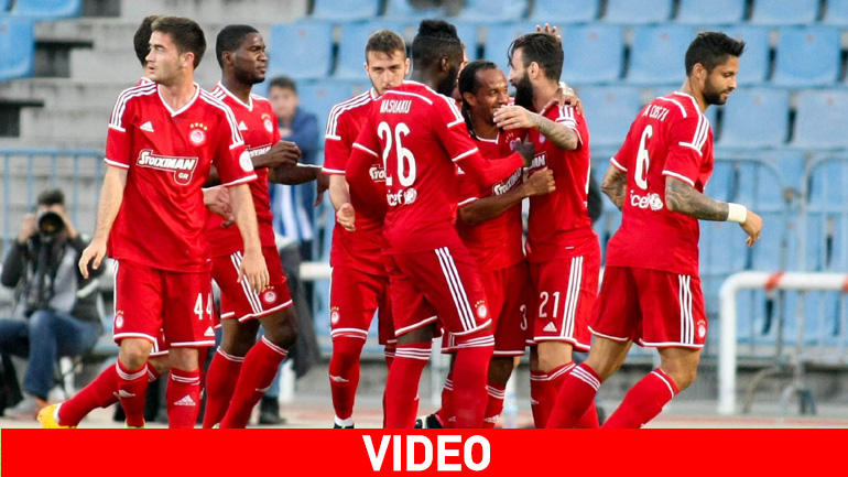 Νικητής στο Καυτανζόγλειο ο Ολυμπιακός, 2-0 τον Ηρακλή