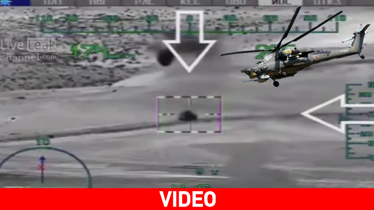 Συρία: Ρωσικό ελικόπτερο τινάζει στον αέρα όχημα με τζιχαντιστές