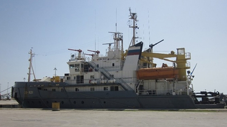 Ρώσικο πλοίο στο λιμάνι της Αλεξανδρούπολης