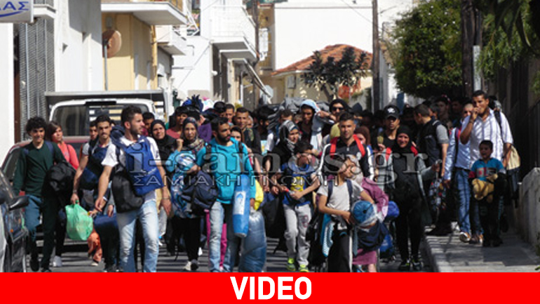 Εξέγερση στη Σάμο: Έφυγαν 250 άτομα από το Hotspot!