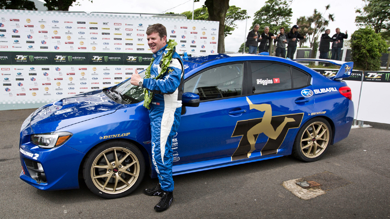 O Higgins με το STi το 2014