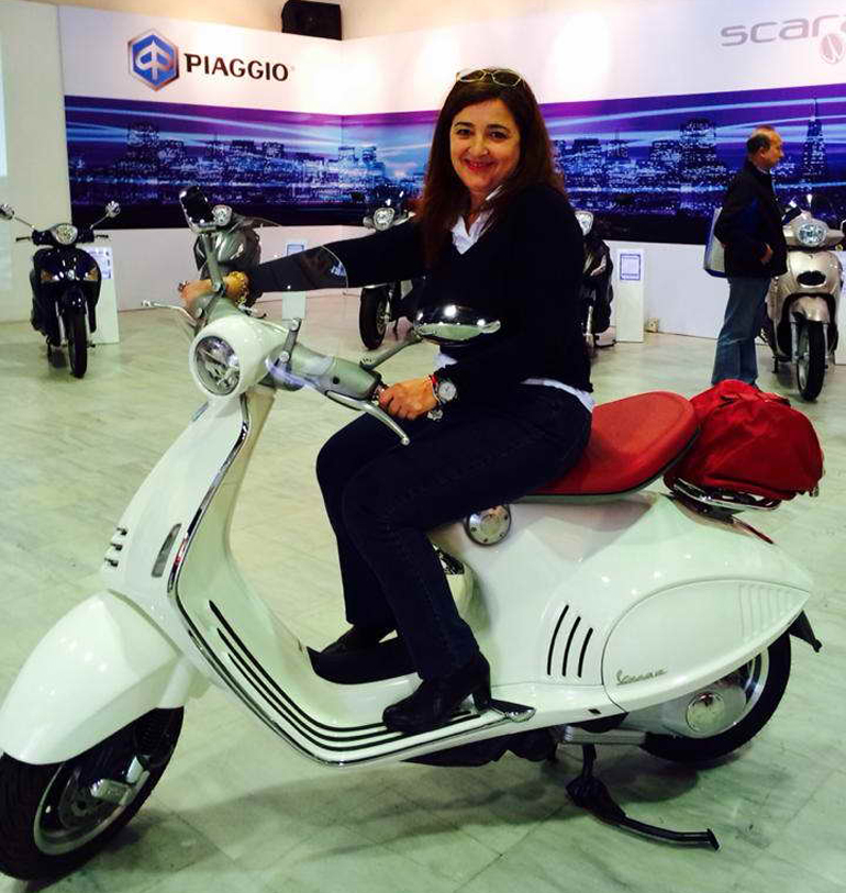 Η Βασιλική Χρονοπούλου...