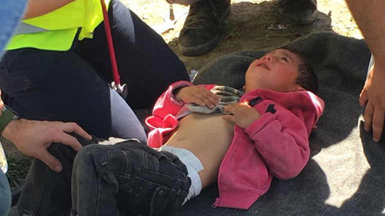 Ειδομένη: Τρία παιδιά με τραύματα από πλαστικές σφαίρες στο κεφάλι