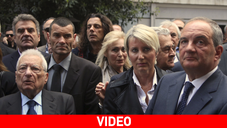 Σύσσωμη η ΝΔ αποχαιρέτησε τον στενό συνεργάτη του Καραμανλή