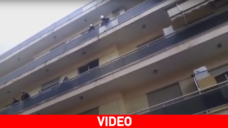 Πάτρα: Σε εξέλιξη πυρκαγιά σε πολυκατοικία