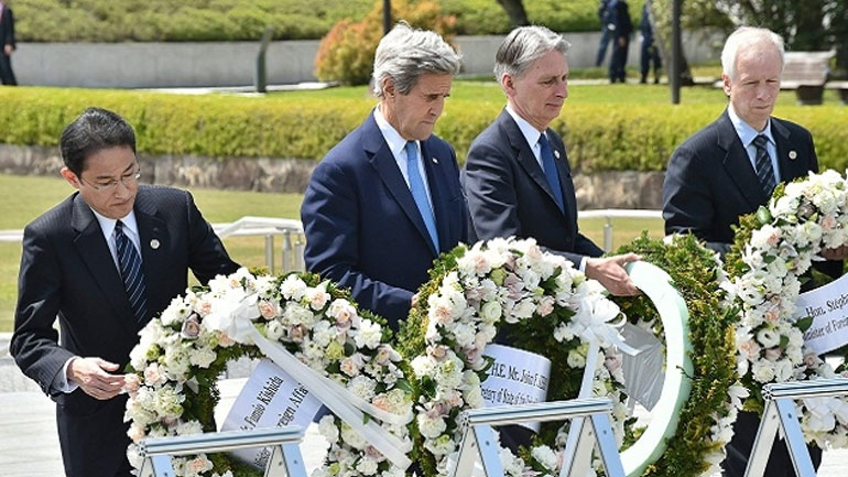 Πρώτη επίσκεψη Αμερικανού ΥΠΕΞ στο μουσείο του πυρηνικού ολοκαυτώματος στη Χιροσίμα