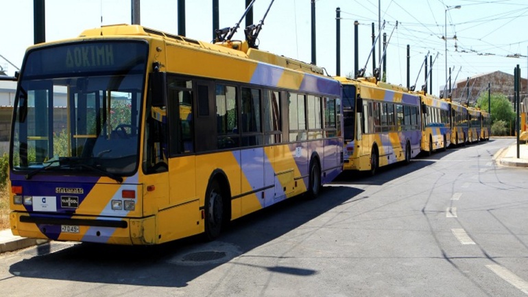 Χωρίς τρόλεϊ σήμερα, από τις 11.00 έως τις 16.00, λόγω στάσης εργασίας