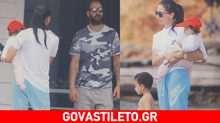 Σπανούλης-Χοψονίδου: Κυριακάτικη βόλτα με τα τέσσερα παιδιά τους στη Βουλιαγμένη