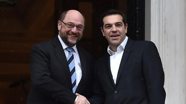 Συνάντηση Τσίπρα – Σουλτς στο Στρασβούργο