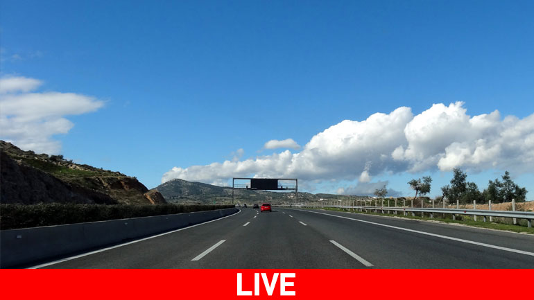 Live η κίνηση σε Εθνική Οδό και Λ. Κηφισίας