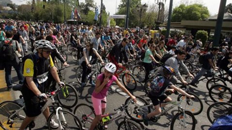 Την Κυριακή ο 23ος Ποδηλατικός Γύρος της Αθήνας Την Κυριακή ο 23ος Ποδηλατικός Γύρος της Αθήνας