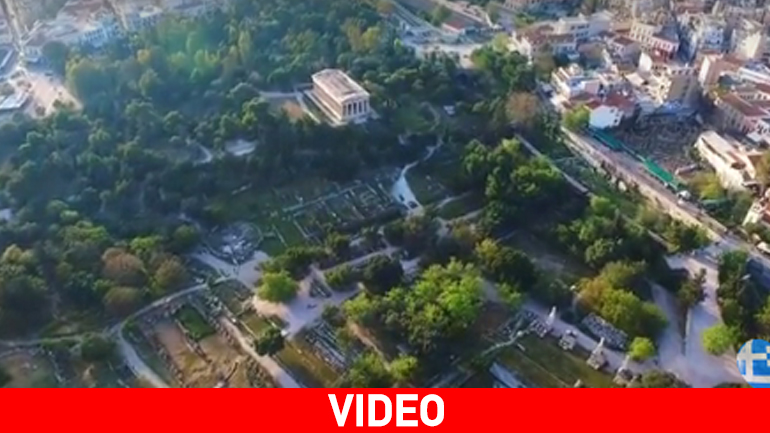 Η Αρχαία αγορά της Αθήνας από ψηλά