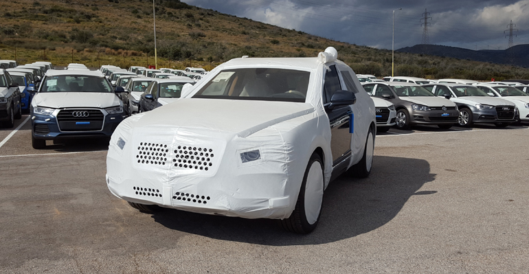 Η πρώτη Bentley Bentagya που ήρθε στην Ελλάδα...