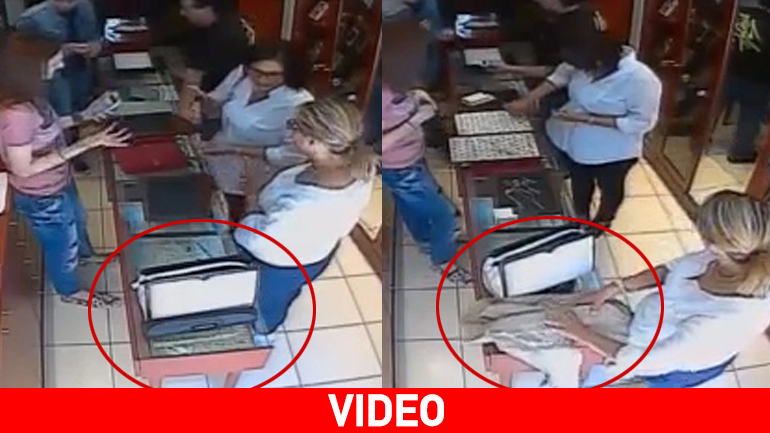 Θρασύτατη ληστεία σε κοσμηματοπωλείο στη Λάρισα