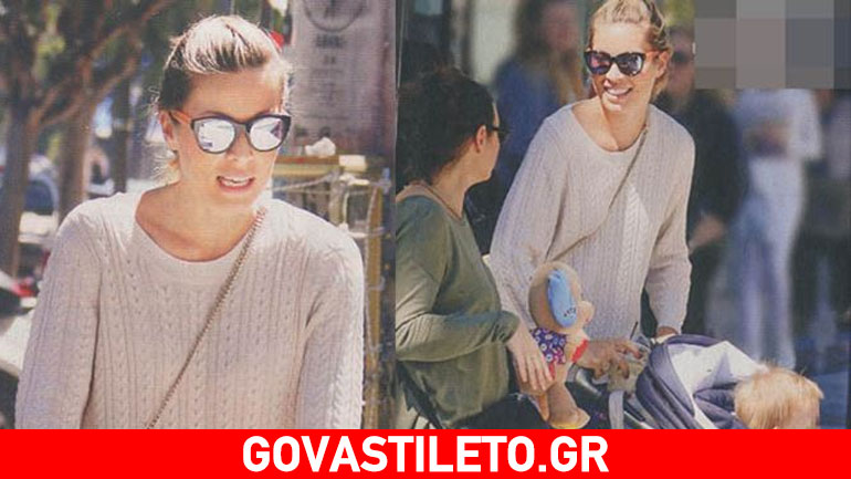 Μαριέττα Χρουσαλά: Ο Σπύρος έγινεν 13 μηνών! Δείτε φωτό απ’τη βόλτα τους