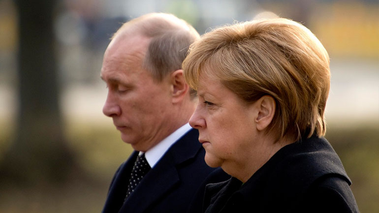 Τηλεφωνική επικοινωνία Μέρκελ-Πούτιν για την ουκρανική κρίση