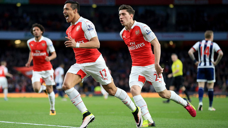 «Τρίποντο» η Άρσεναλ, 2-0 τη Γουέστ Μπρομ
