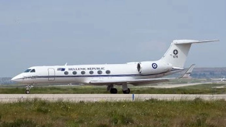 Μεταφορά ασθενούς από την Αθήνα στη Γερμανία με Gulfstream V της Πολεμικής Αεροπορίας