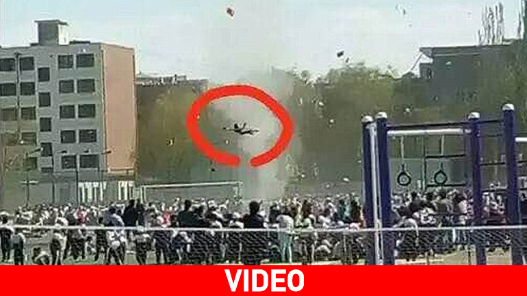 Σοκ: Ανεμοστρόβιλος σηκώνει στον αέρα μαθήτρια δημοτικού σχολείου