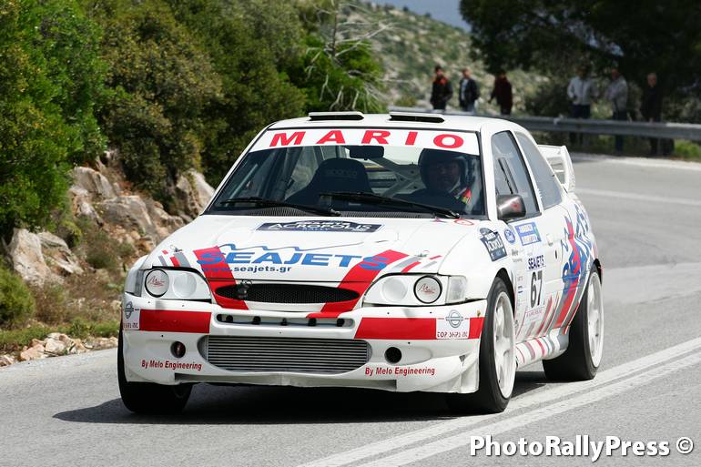 Άτυχος ήταν ο Μάριος Ηλιόπουλος ο οποίος εγκατέλειψε με πρόβλημα στο Ford Escort WRC... Στον επόμενο αγώνα περιμένουμε να τον δούμε με το νέο του απόκτημα, ένα Ford Focus WRC 555 ίππων!