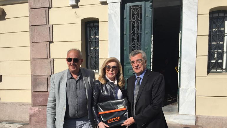 Στον Δήμαρχο Λέσβου η Μαριάννα Βαρδινογιάννη