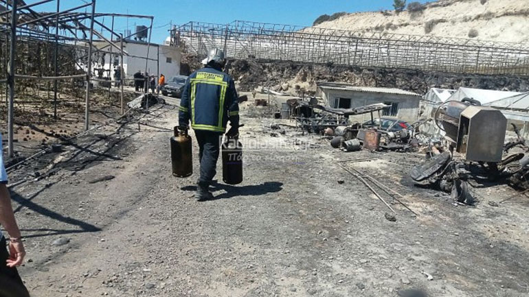 Υπό μερικό έλεγχο η φωτιά στην Ιεράπετρα