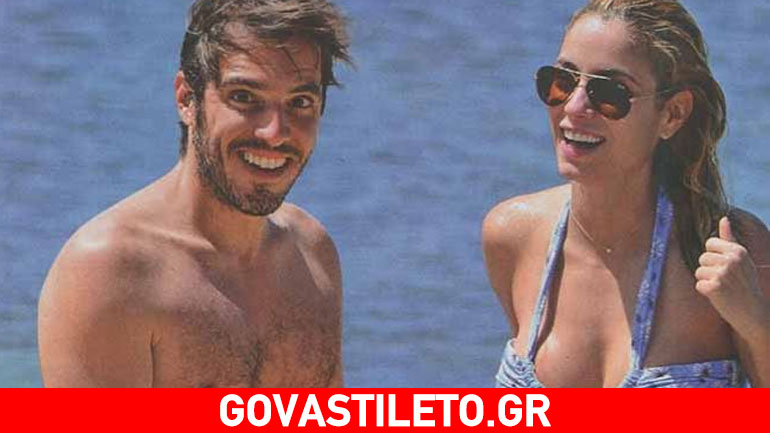 Δούκισσα Νομικού & Δημήτρης Θεοδωρίδης: Το πρώτο τους μπάνιο στη Μύκονο