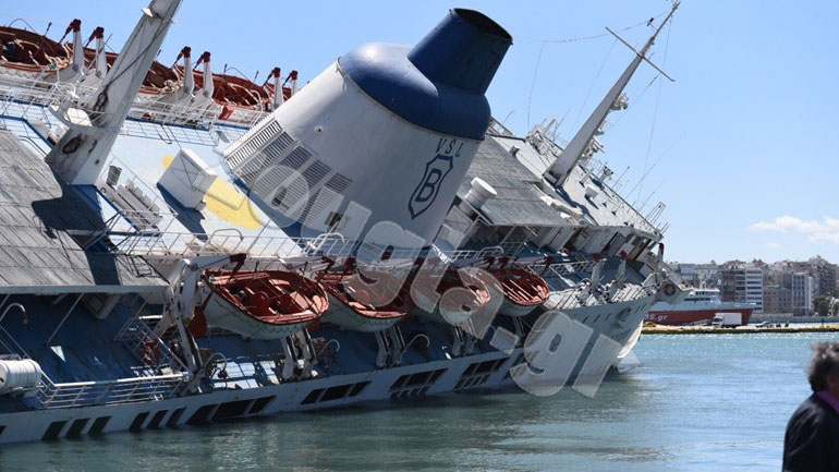 Σφραγίστηκε ο καταπέλτης του «Παναγία Τήνου»