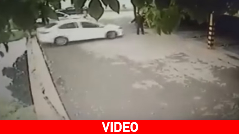 Η αναστροφή κατέληξε στο… ποτάμι!