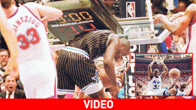 Όταν ο Σακίλ έσπαγε τα ταμπλό!