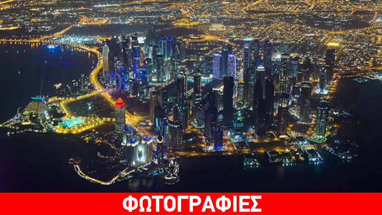 Πιλότος φωτογραφίζει φωτισμένες πόλεις το βράδυ!