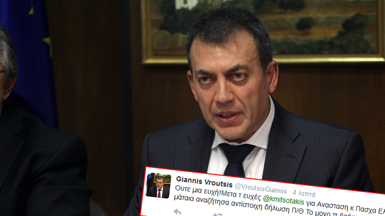 Βρούτσης κατά Τσίπρα: Ούτε μια ευχή για το Πάσχα