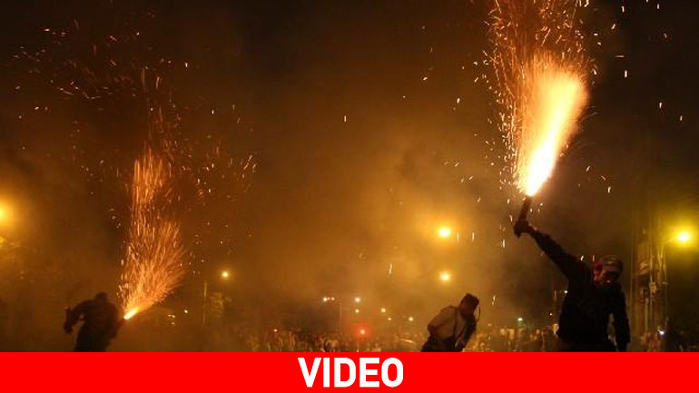 Εντυπωσιακός και φέτος ο σαϊτοπόλεμος στην Καλαμάτα