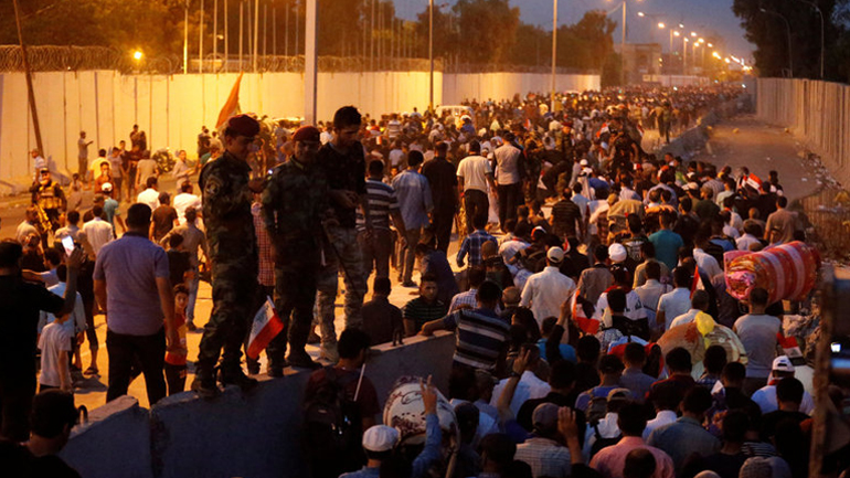 Αποχώρησαν οι διαδηλωτές από την πράσινη ζώνη της Βαγδάτης