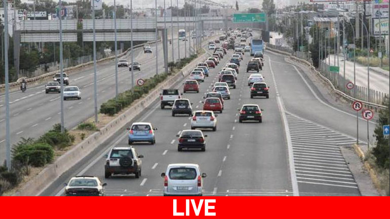 Κορυφώνεται η επιστροφή των εκδρομέων – Ζωντανή εικόνα από Ε.Ο. Αθηνών-Λαμίας