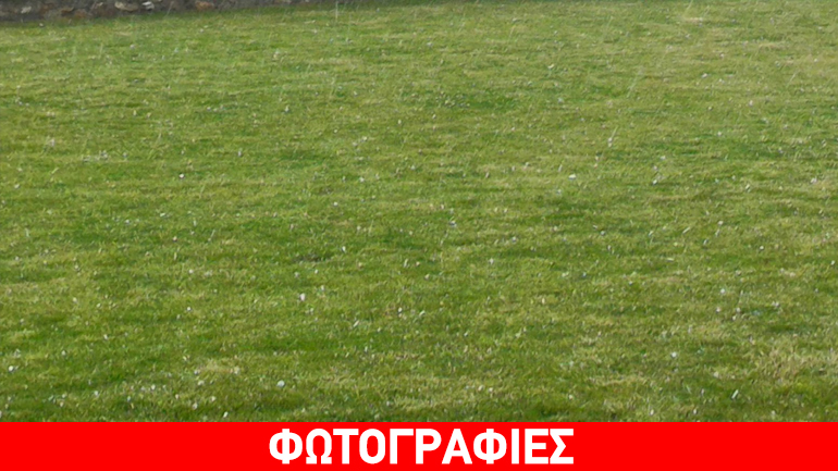 Χαλάζι και βροχή στην Ξάνθη