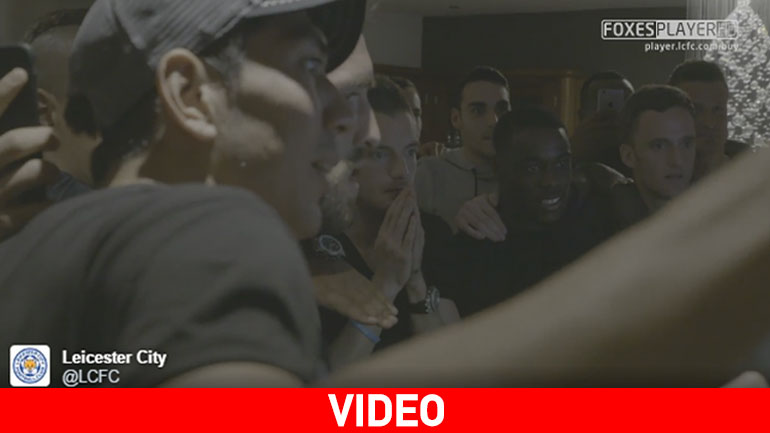Οι παίκτες της Λέστερ πανηγυρίζουν «διαλύοντας» το σπίτι του Βάρντι