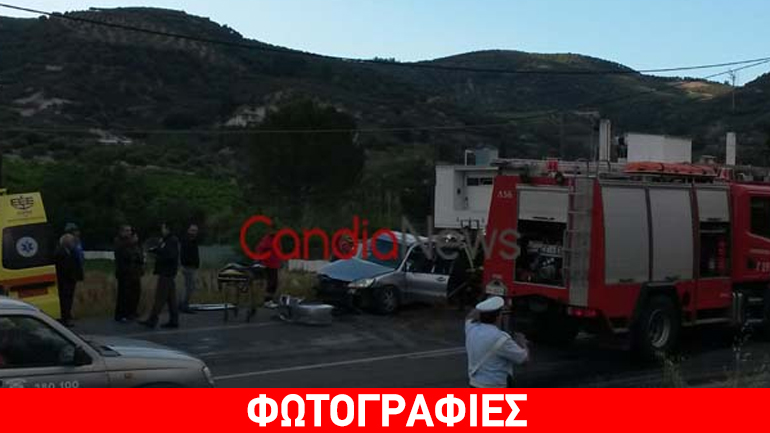 Οι πρώτες εικόνες από το θανατηφόρο τροχαίο στην Κρήτη