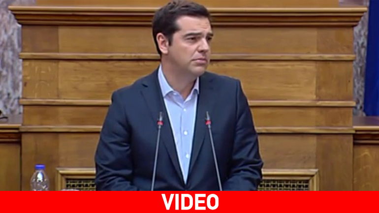 Μονόλογος Τσίπρα με επαίνους για εθνική σύνταξη στα… 384 ευρώ!