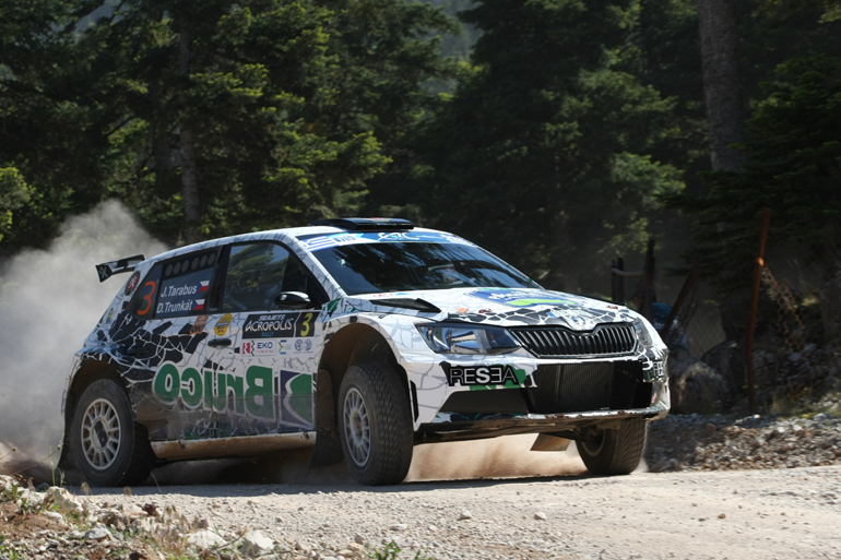 Βάθρο για τον Tarabus με Skoda Fabia R5...