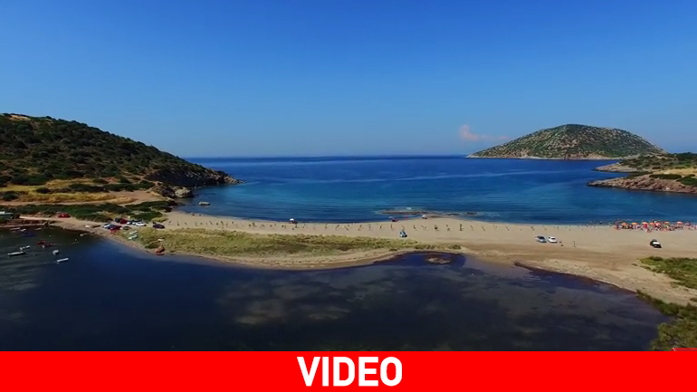 O Άγιος Νικόλαος Αναβύσσου από ψηλά…