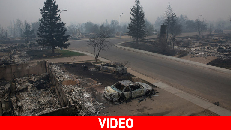 «Διασώθηκε» το 90% των κτισμάτων στο Φορτ ΜακΜάρεϊ του Καναδά