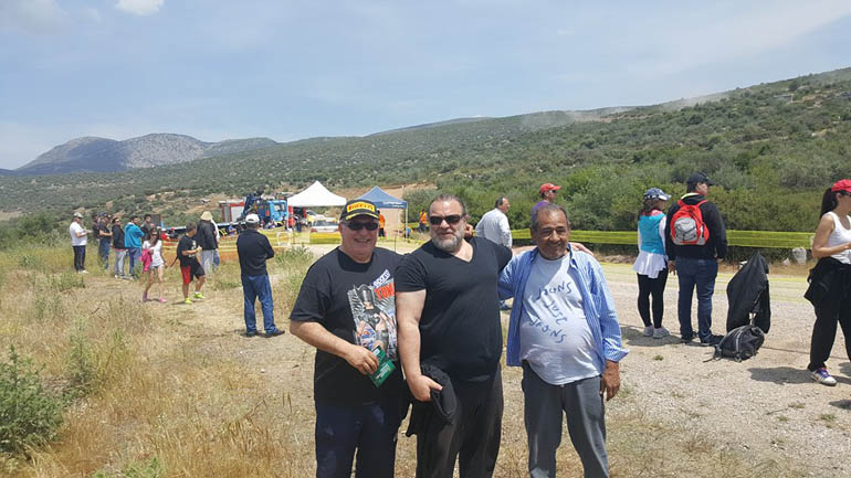 Ο Γιώργος Κεχαγιάς άφησε τις αναβάσεις και το έριξε στα... ράλι (σαν θεατής όμως!)