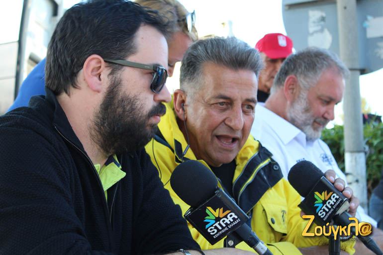 Στάθης Πετρόπουλος και Στράτος Φωτεινέλης φρόντισαν για την ενημέρωση μέσω ραδιοφώνου και τηλεόρασης...